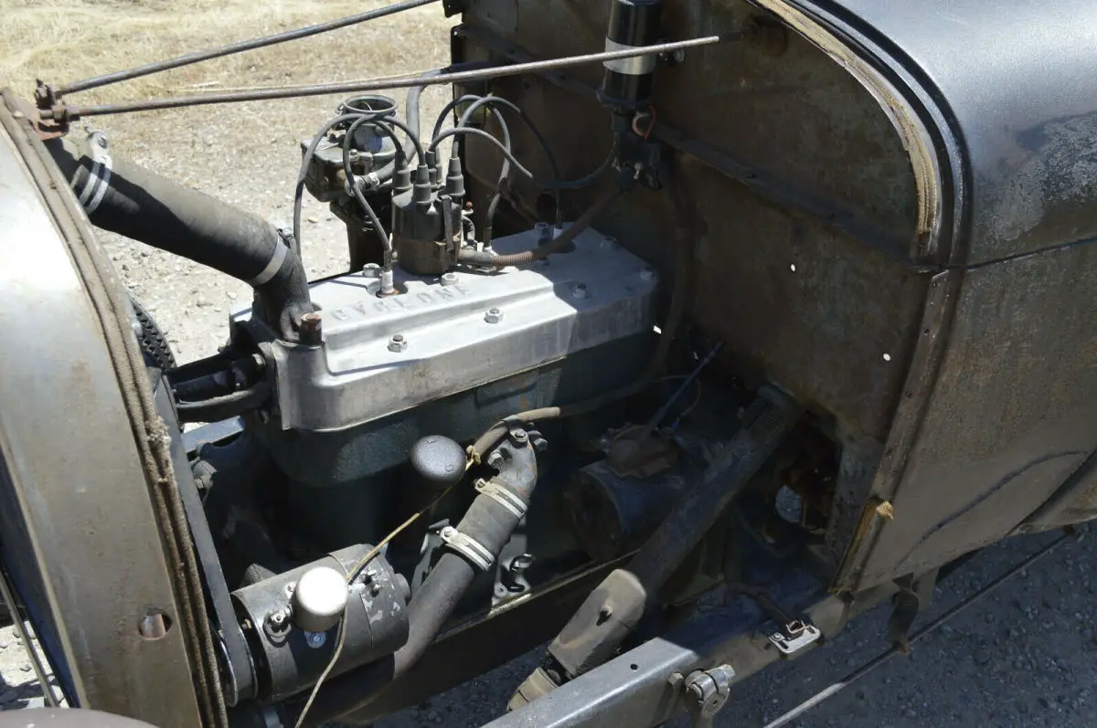 banger roadster hop up vtg go job hot rod aluminum head intake stromberg 1928