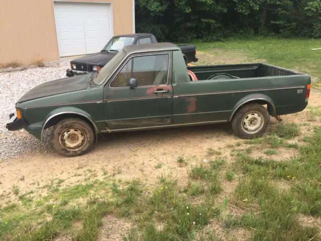 vw rabbit truck volkswagen barn find - parts only - no title