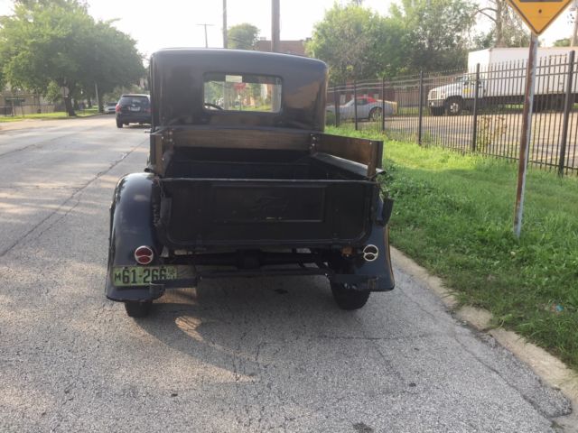 1931 black ford model a pickup pick up truck
