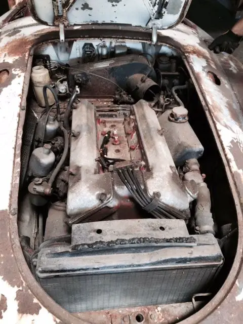 1959 mga twin cam restoration project by auto vintgery. true barn find!