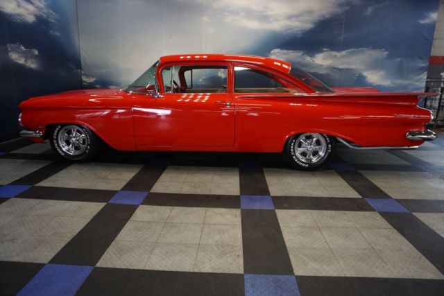 *super rare* 1959 chevy biscayne 2 door sedan~frame off resto~350v8~vintage air