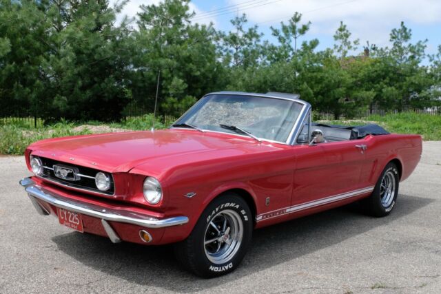 1966 ford mustang gt a code convertible 289 4 speed manual pony interior