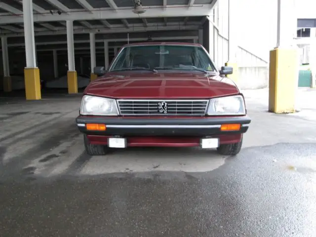 1988 peugeot 505 2.8 liter v6 stx