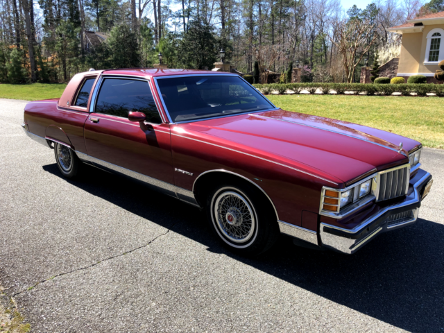 1981 pontiac bonneville: 2 door coupe, 5.0 v-8, 4 brl carb, loaded, 119k miles