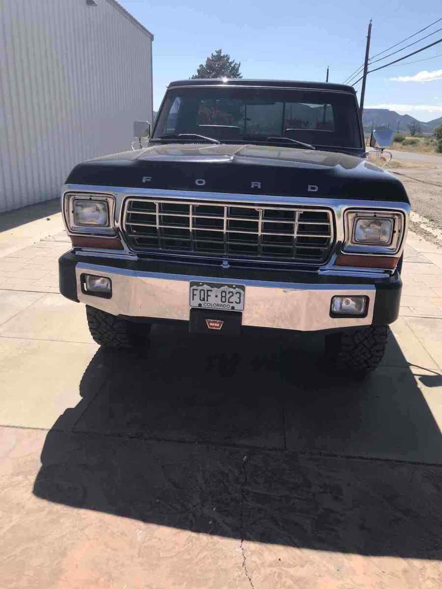 1979 ford f150 pickup black 4wd automatic ranger lariat