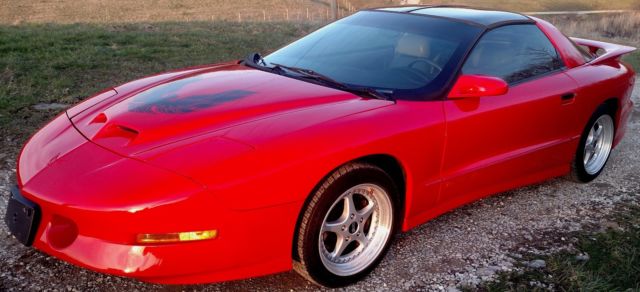 1995 pontiac firebird trans am cherry red automatic t tops