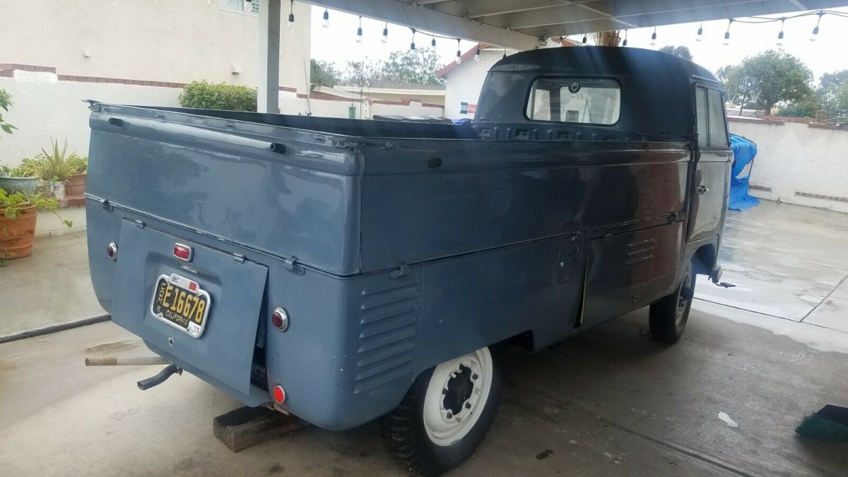 vw bus barndoor single cab classic volkswagen in california 1954