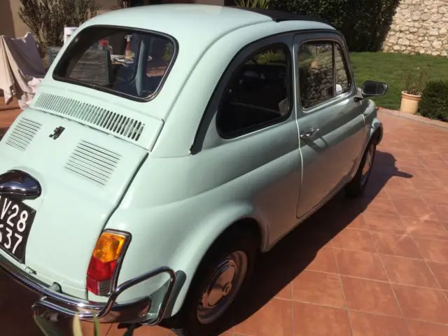 restored six months ago in italy a 1971 fiat 500l cabrio "just off the boat"