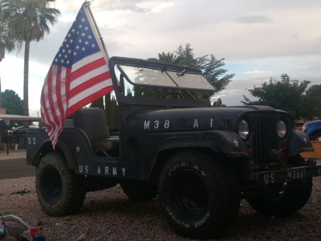 1952 m38a1 us army jeep rare combat unit