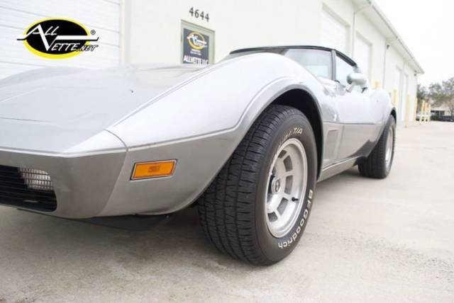 c3 silver anniversary edition l82 4-speed red interior cold a/c full documents