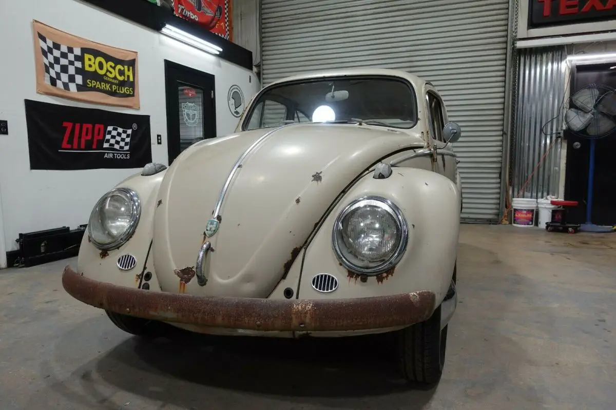 1959 volkswagen beetle classic engine runs, great project