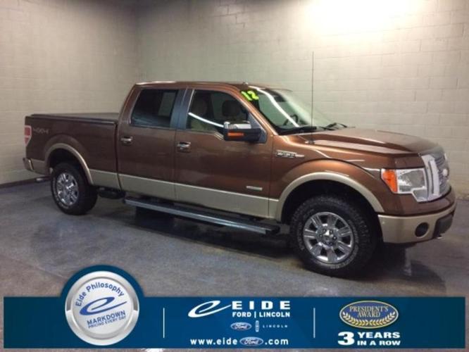 2012 ford f-150 lariat 4x4 lariat 4dr supercrew styleside 5.5 ft. sb for sale in bismarck, north dakota