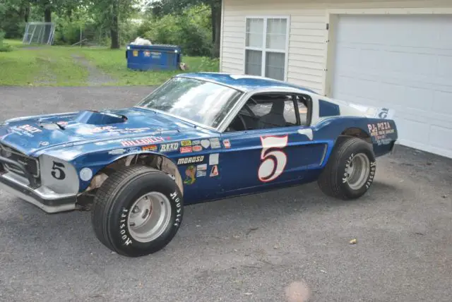 1968 mustang fastback nostalgic dirt track car