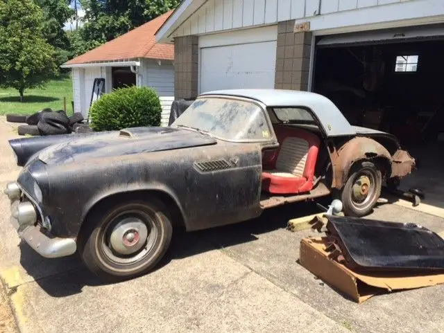 1955 ford thunderbird t-bird not a barn find very solid project car