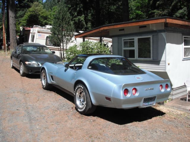 c3 1982 cross-fire-injection silver blue