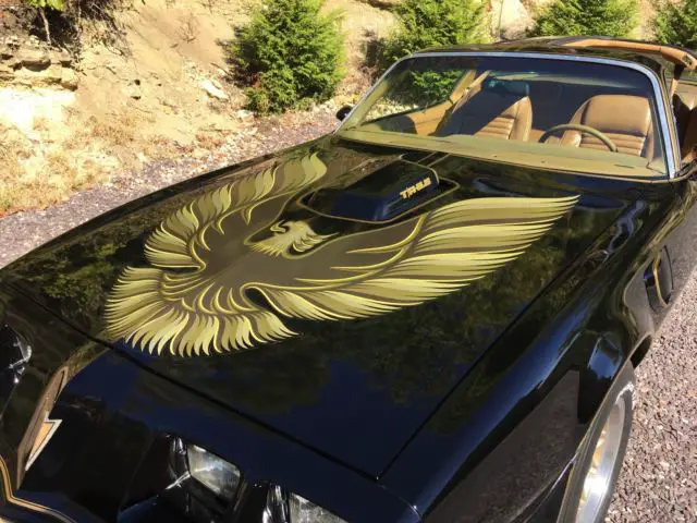 1979 pontiac trans am ws-6 l-78 400 ci 4 speed matching numbers t-tops car black