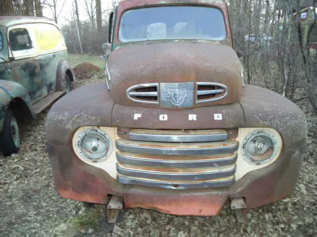 1948 ford panel truck, nice rust free body 1949 1950