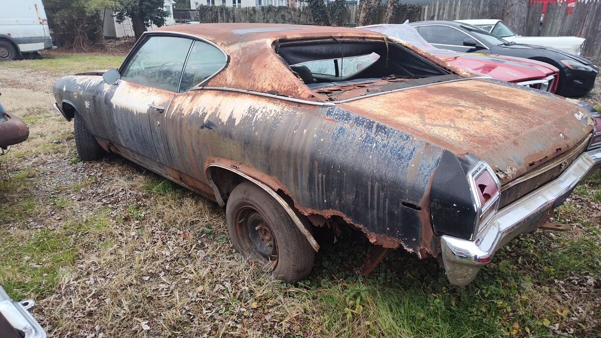1969 chevrolet chevelle ss 396 project needs restoration 2 owner