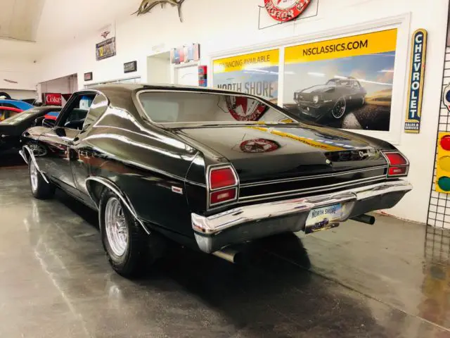 chevrolet chevelle tuxedo black with 83,810 miles, for sale!