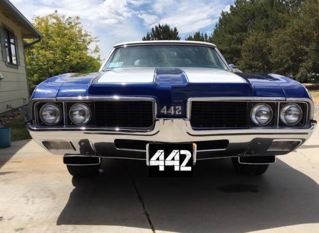 1969 oldsmobile 442 convertible 4spd matching numbers