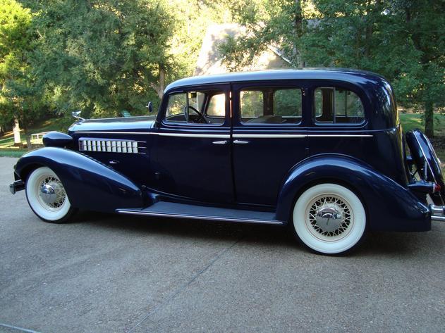 grandpaws brandnew 1935 cadillac w/suicide doors