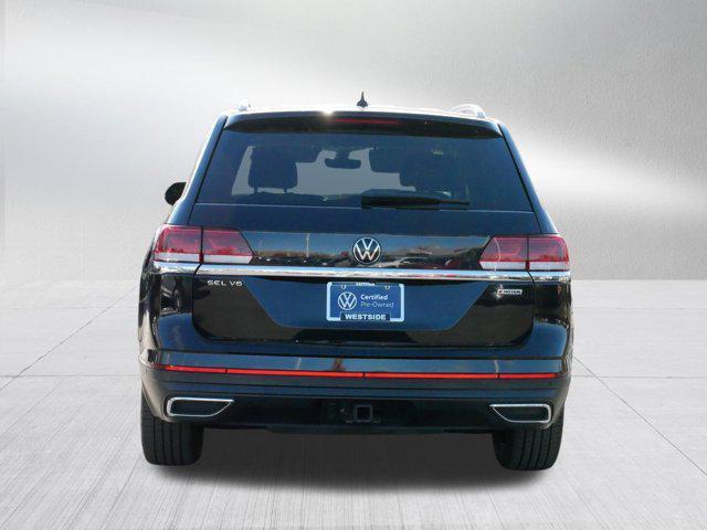 2021 volkswagen atlas 3.6l sel premium