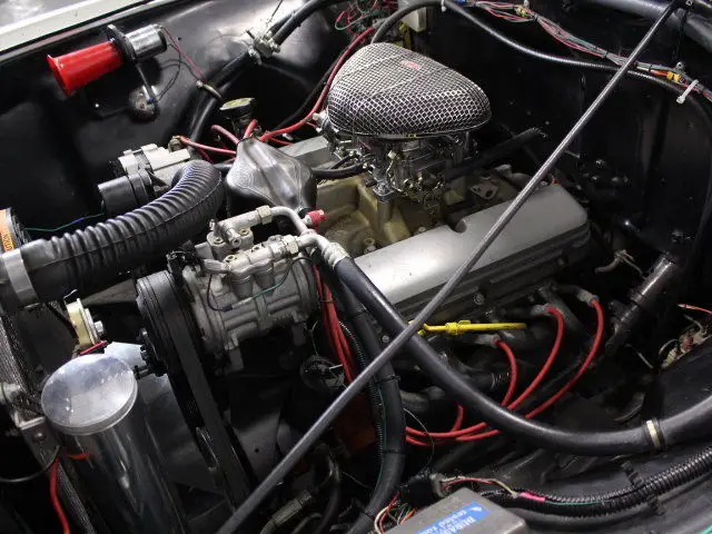 ford 5.0l motor, monte carlo front clip, gm diamond white paint, drivable pickup