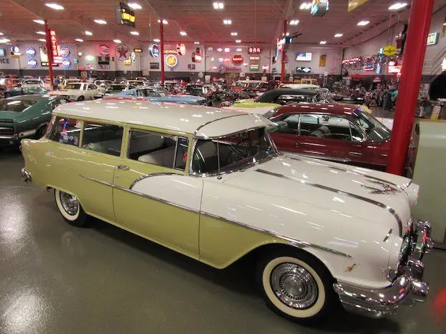 beautifully restored and rare 56 pontiac wagon!