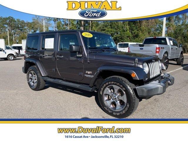 used 2016 jeep wrangler 4wd unlimited sahara jacksonville, fl 32210 for sale in jacksonville, florida