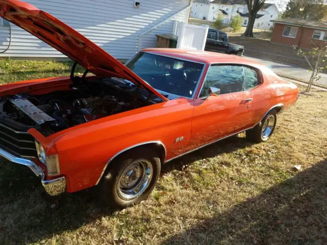 1972 hugger orange chevelle clone ss