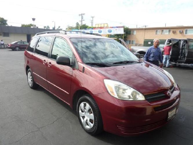 obo 2004 toyota sienna le 8 psg in porter ranch, ca