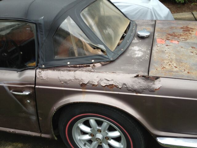 1971 triumph tr6 convertible brown fwd manual