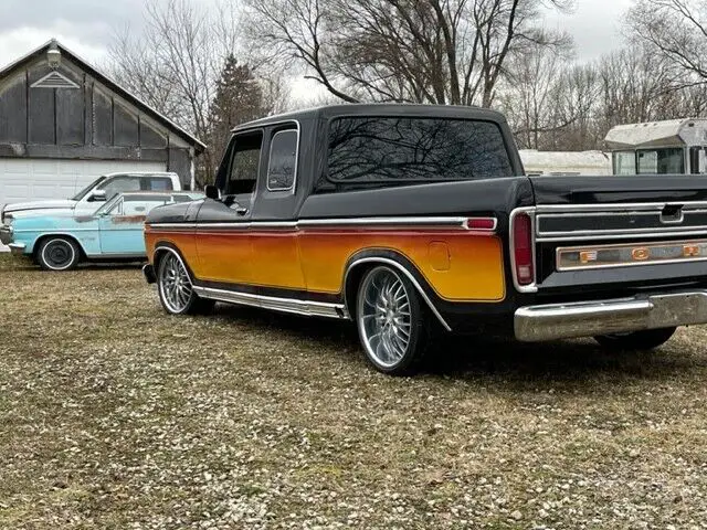 1978 ford f150 super cab truck short bed hot rod freewheelin supercab lowered