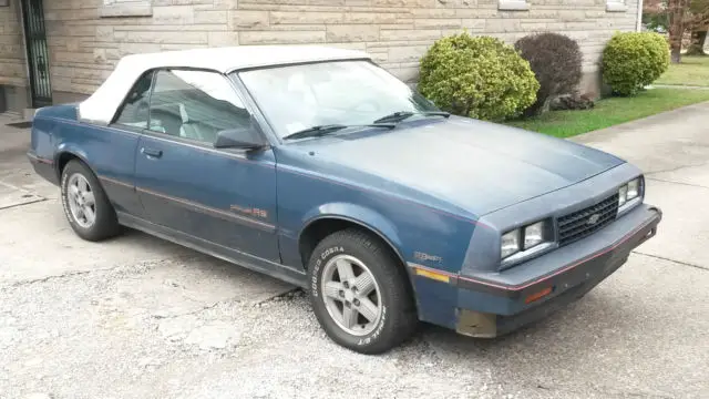 1987 cavalier rs convertible v6 5-speed chevy chevrolet no reserve
