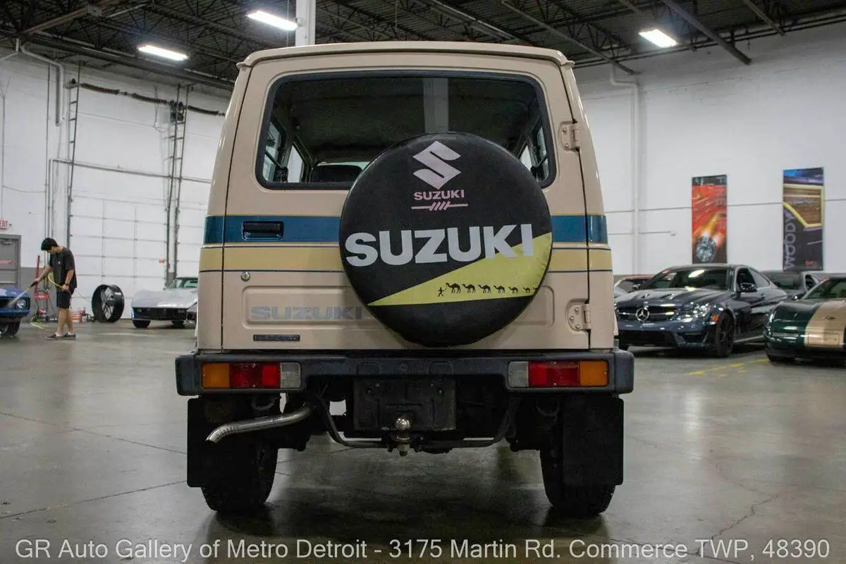 1987 suzuki samurai 74325 miles beige 1.3l 4 cylinder 5-speed