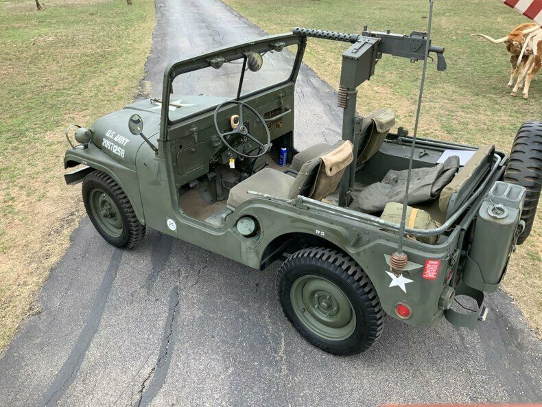 1955 willys jeep m38a1 military police jeep with 50 cal 20060 miles olive drab j