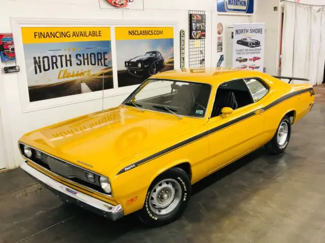 plymouth duster yellow with 48,114 miles, for sale!