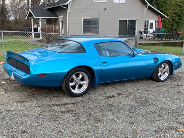 1979 oldsmobile pontiac trans am atlantis blue 34,000 original miles