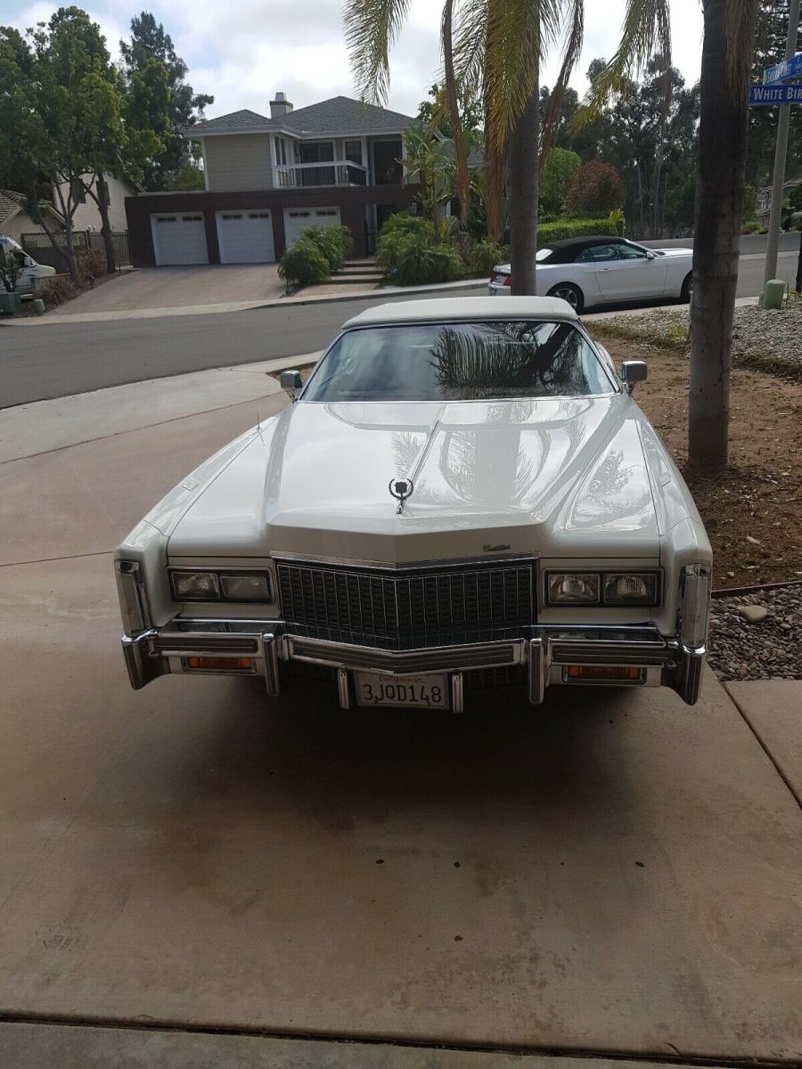 1976 cadillac biarritz convertible convertible white fwd automatic