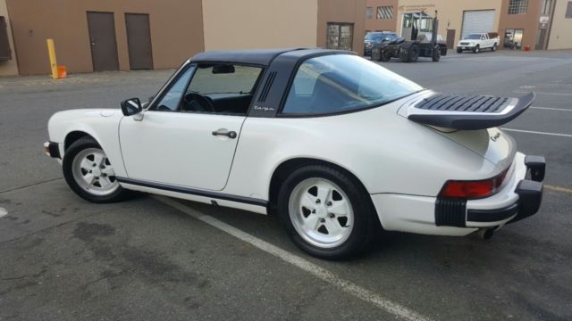 1988 porsche 911 targa g50 - recent rebuilt engine with receipts