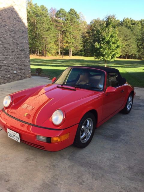 1992 911 porsche carrera 2 cabriolet all original only 27,657 miles like new