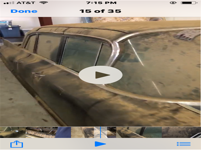 1961 cadillac fleetwood limousine, true barn find, only 66,095 miles