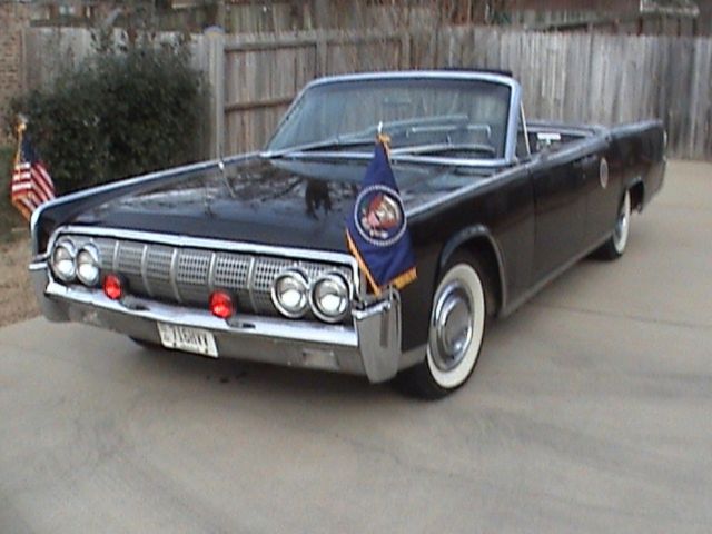 john f. kennedy assassination look-alike limousine--runs great-beautiful!