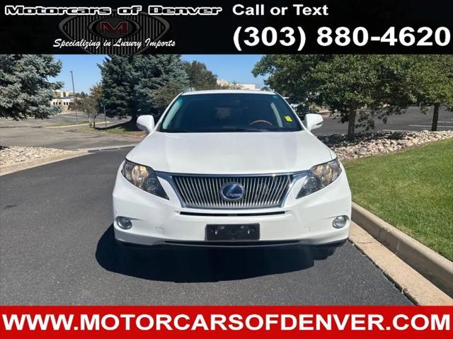 2012 lexus rx 450h base
