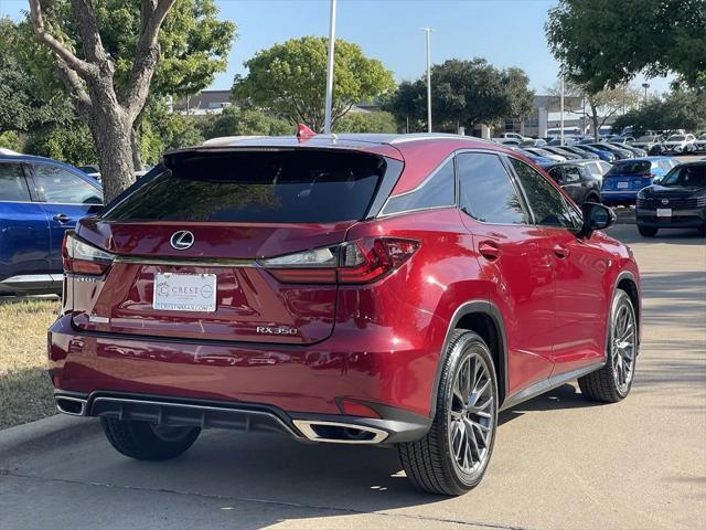 2022 lexus rx 350 f sport handling