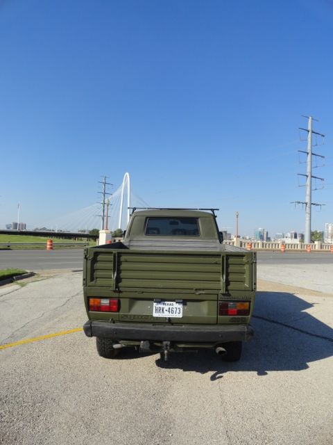 1987 volkswagen doka syncro 4wd 1.9 turbo diesel