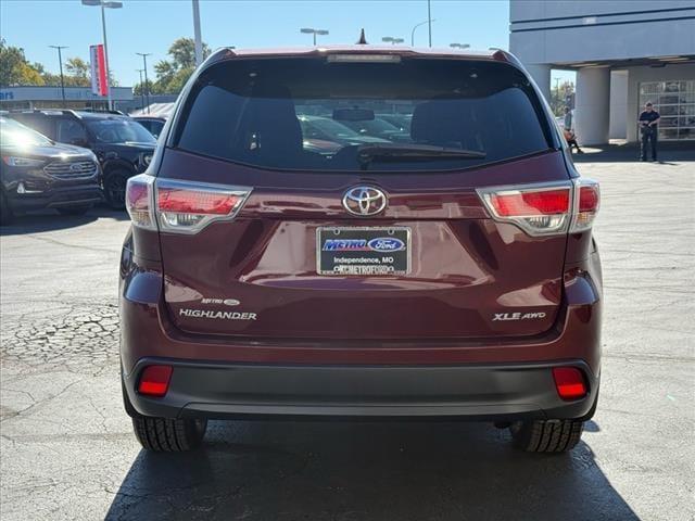 2015 toyota highlander xle