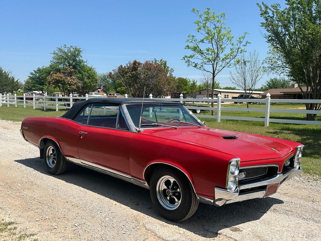 1967 pontiac gto convertible, 4 spd, barn find, no reserve