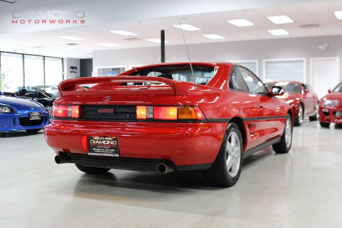 1993 toyota mr2 turbo 52788 miles super red coupe 2.0l tc i4 double overhead cam