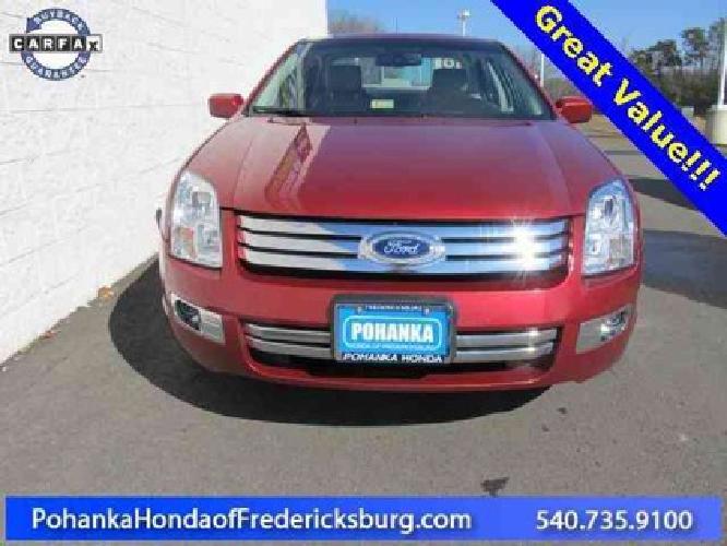 2008 ford fusion sel in fredericksburg, va